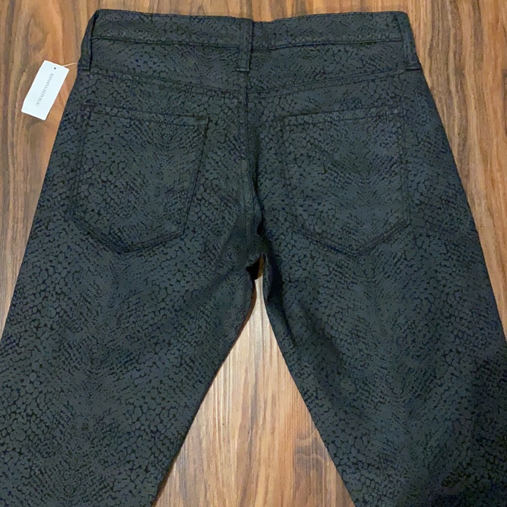 Banana Republic Mid Rise Skinny Snake Print Jean - Picture 8 of 12